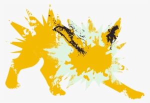 Yellow Paint Splatter Png - Paint Splat Transparent Background
