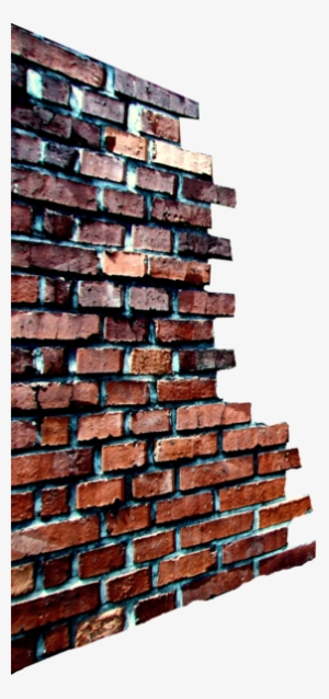Share This Image - Slanted Brick Wall Png