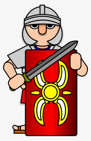 Graphic Black And White Download Ancient Soldier Legion - Roman Soldier Clip Art