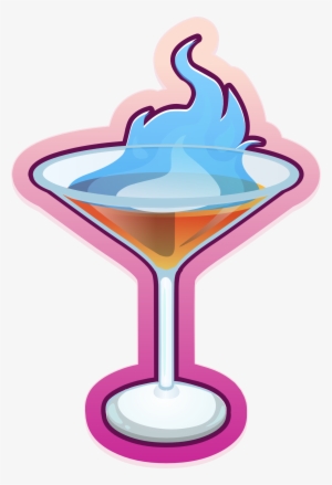 Painted Cocktail - Flaming Sambuca