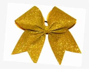 Gold Glitter Cheer Bow Vector Royalty Free Library - Gold