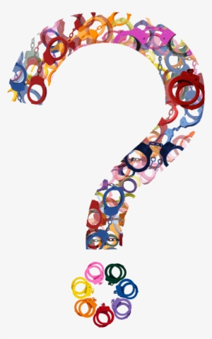 handcuff question mark by rmdraco84 on clipart library - question mark art png