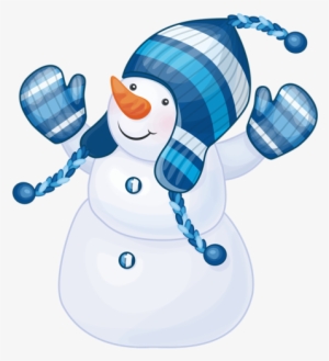 Vector Of Fun Snowman Isolated - Snowman Clip Art Png