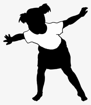 Silhouette Dancing Child - Kid Silhouette Dancing