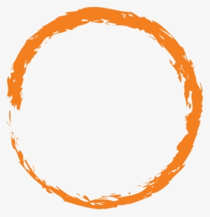 Orange Round Circle Paint Brush 1210526 - Circulo De Pintura Png