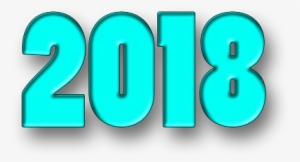 Happy New Year 2018 4k Videos, Hd 3d Png - Graphic Design