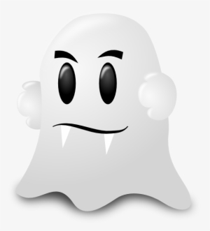 Cartoon Ghost Svg Clip Arts 540 X 596 Px