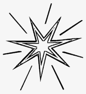 Shining White Star Png Download - Coloring Pages Christmas Star