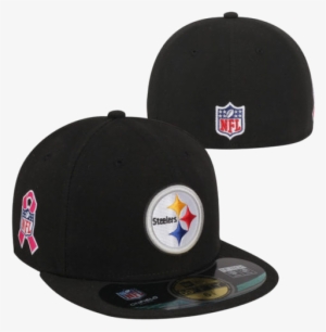 Pittsburgh Steelers Breast Cancer Awareness Hat-black