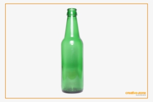 Green Beer Bottle, Glass Bottle - Green Glass Beer Bottle