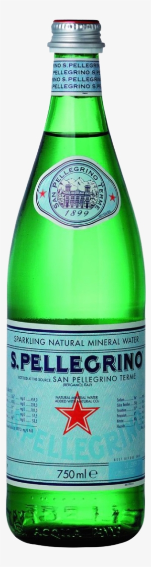 Pellegrino® Mineral Water In Aglass Bottle With Paper - Nz Lifestyle San Pellegrino Sparkling Water 750ml