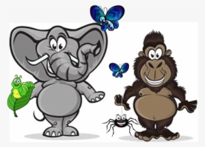 Animal And Insect Pic - Rainforest Cartoon Animals Drawings