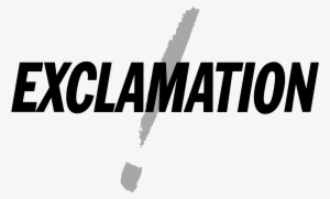 Exclamation Logo Png Transparent - Graphics