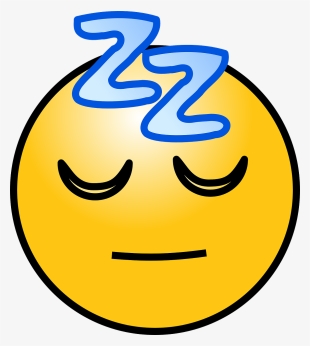 Emoticons Sleeping Face Medium Image Png - Sleep Clip Art
