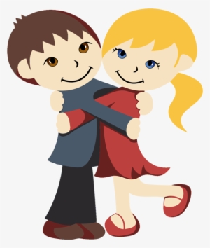 Image Black And White Download Hug Friendly Free On - Couple Hugging Clip Art