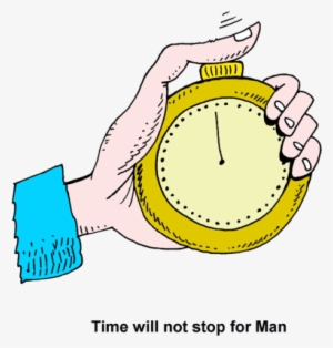 Time Will Not Stop For Man - Stop Watch Clip Art
