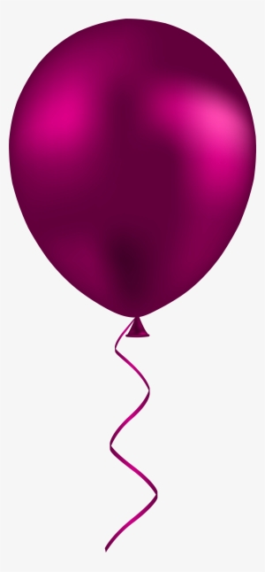 Pink Balloon Png Clip Art - Dark Pink Balloon Png