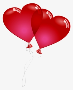Transparent Red Valentine Baloons Png Picture Pinterest - Valentines Day Heart Balloons