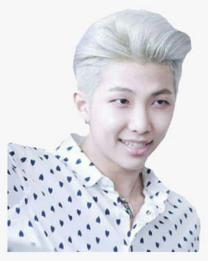 Png Of Rap Monster If You Use Credits Tagging Me Png - Rap Monster With White Hair