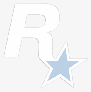 Rockstar Games Logo Png Banner Library Library - Rockstar Games Logo White