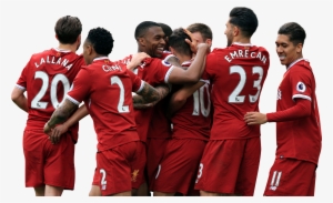 Liverpool Players Celebrating Render - Liverpool 17 18 Celebration
