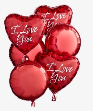 I Love You Ballon Bunch - Love You Balloons