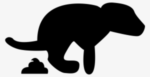 Dog Pooping Silhouette At Getdrawings - Dog Poop Icon Png