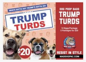 Introducing Trump Turd Bags They Are Fantastic - Boxer Dog Tote Bag, Gift Idea, Adult Unisex, Natural