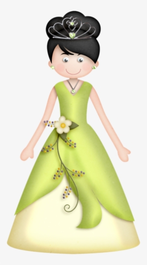 Crown Royal Clipart Girl Png - Princess Clipart Black Haired