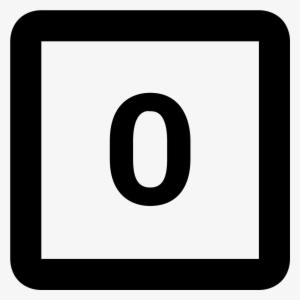This Icon Is Simply The Letter "o" Centered Inside - Number 5 Icon Png