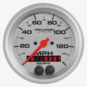Speedometer Png Images Free Download - Auto Meter 4480 - 3-3/8 Speedo, 140 Mph, Gps, Ultra-lite