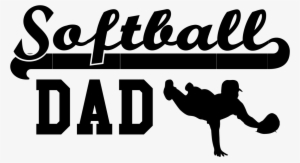 Softball Dad Stonewall Decals Png Softball Dad Decal - Softball Mom Square Sticker 3" X 3"