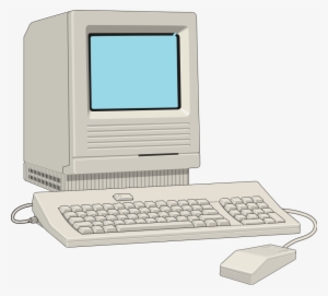 Computer Clipart - Old Computer Vector Png