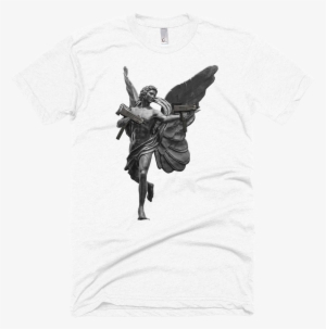 Lafs "guardian Angel 😇" Short Sleeve Soft - Stock Photography