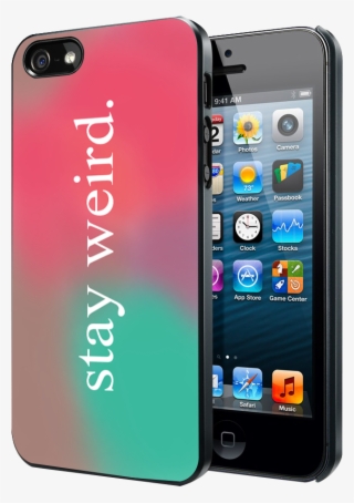 Stay Weird Funny Pink And Green Ombre Cute Tumblr Iphone - Train Your Dragon Phone