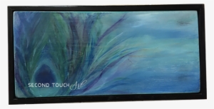 **sold** "peacock Paradise" Hand Stained Colorful Wood - Painting