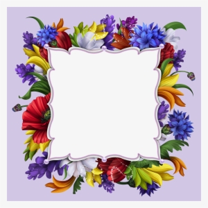 Floral Transparent Frames