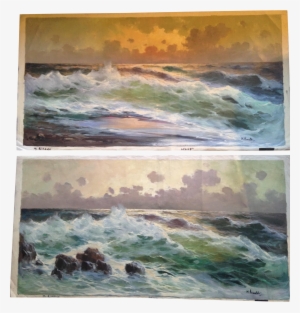 Rinaldi Vintage Seascape Paintings - Painting