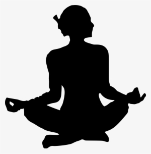Silhouette At Getdrawings Com Free For Personal - Yoga Pose Silhouette Woman