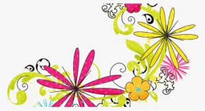 Abstract Floral Frame Png - Flowers Png Images Hd