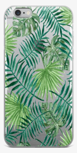 Shop Chic Green Palm Leaves Iphone Case Created By
