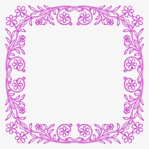 Floral Frame Png Image - Fruit Of The Spirit Adult Coloring Page