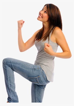 Ppl Anat Happy Dancing Jeans Woman Onwhite 66626764 - Woman In Studio