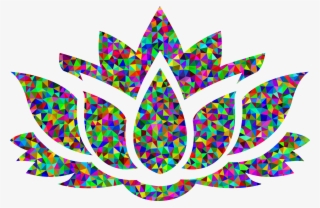 This Free Icons Png Design Of Low Poly Prismatic Lotus