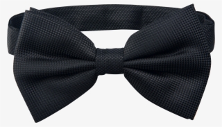 Black Plain Bow Tie - Formal Wear
