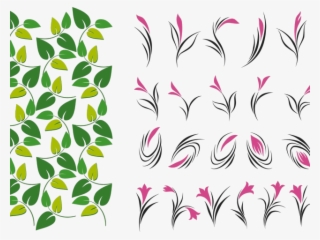 Leaf Clipart Lotus Flower - Leaves And Flowers Icon
