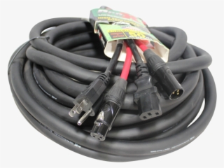 Power Cord/audio Cable Iec Female To Nema 15p & Balanced - Dvi Cable