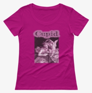 [i Like Your Taste In Music Women's Short Sleeve T-shirt] - Allegorical Figure Of Painting Wreathed By Cupid