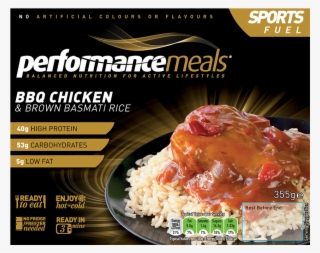Performance Meals® Bbq Chicken Breast & Brown Rice - Chicken As Food
