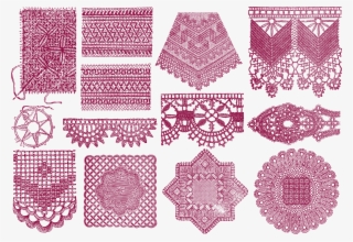Lace Textile Vintage Chinese Pattern Transprent Png - Doily